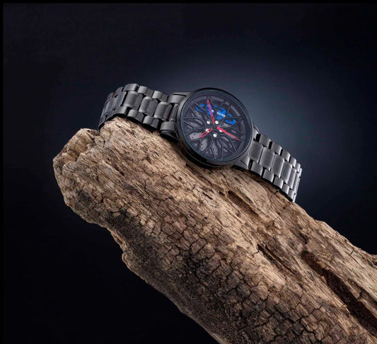 Tencil Spinning Dial Men’s Watch with Chain Straps – Stylish Luxury Timepiece | Regal Timepieces